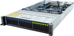 Шасси серверное Gigabyte Server Platform R283-S98 / 2U / 2xIntel Gen 4/5 / 2xHS / 32xDIMM / 8xSFF NVMe/SATA/SAS + 16xSFF SATA/SAS + 2xSFF SATA/SAS / 2x1GbE / 2xOCP 3.0 / 4xFHHL / 2x2000W / Rails / 1Y