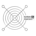 Решетка для вентилятора 80x80 ExeGate EG-080MR 80x80 мм, металлическая, круглая, никель EX295261RUS