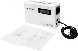 Стабилизатор напряжения SMARTWATT AVR Slim 1000RW белый [4512020310001]