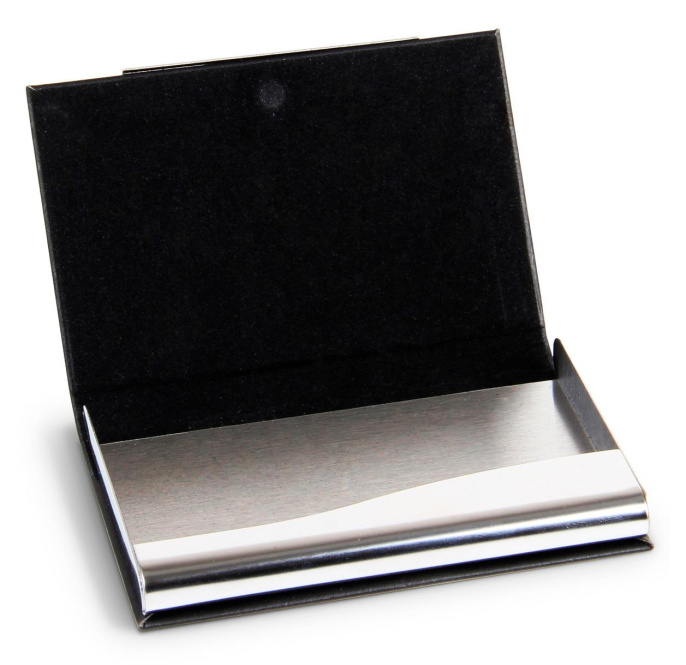 Визитница Deli 7628 настольная,  черный