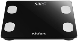 Весы напольные электронные Kitfort КТ-844 макс.180кг черный