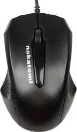 Мышь MON-07U BLACK Nakatomi Navigator Optical - 3 кнопки ролик прокрутки, USB