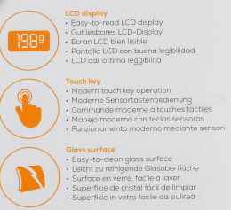 Весы кухонные BEURER KS19 lemon,  рисунок