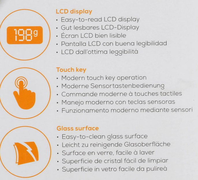 Весы кухонные BEURER KS19 lemon,  рисунок