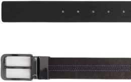 Ремень мужской Piquadro Blue Square CU6742B2/MON 125х3.5см коричневый/черный натур.кожа