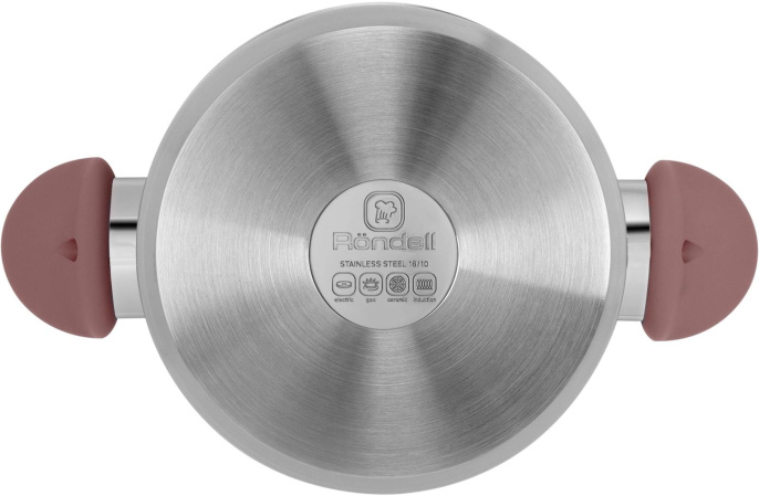 Кастрюля Rondell Bueno RDS-1587 2.8л. d 20см с крышкой стальной