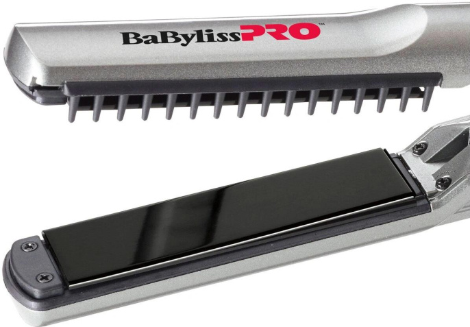 Выпрямитель для волос BABYLISS PRO BAB2670EPE,  серебристый