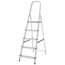 Стремянка алюминиевая 5 ступеней KROFT 603005