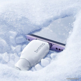 Кабель Baseus P10355700221-01 Pudding Series Fast Charging Cable USB to iP 2.4A 2m Stellar White (передача данных: 480 Мбит/с, поддержка быстрой зарядки)