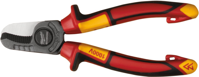 Кабелерез Milwaukee VDE 160мм 4932464562 диэлектрический, cталь, прецизионный шарнир, ручка с мягкой накладкой, отверстие для шнурка