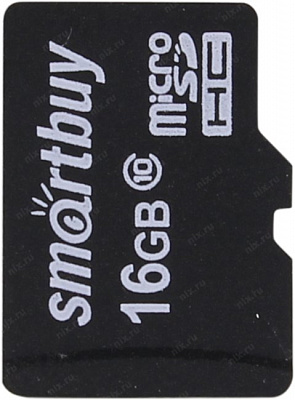 Карта памяти SmartBuy SB16GBSDCL10-00LE microSDHC 16Gb Class10