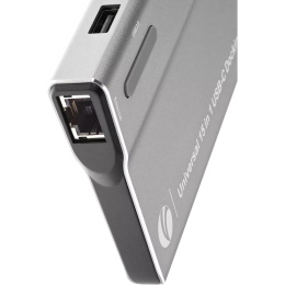 Док-станция USB-C VCOM CU4703 USB-C - HDMI F +DSub 15F +DP F +SD/microSD CR+3xUSB3.0+2xUSB2.0+2xUSB-C+RJ45+audio