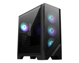 Корпус для ПК MSI MAG FORGE 321R AIRFLOW 2xUSB 3.2 Gen 1, 1xUSB 3.2 Gen2 Type-C, 4x120mm ARGB Fan, ESD ARGB Control Board, Tempered Glass Window, 306-7G23R41-HH9