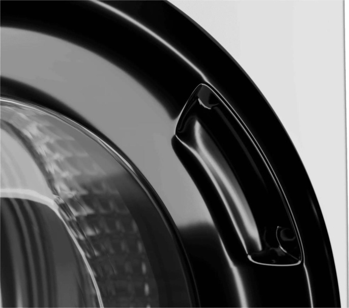 Стиральная машина узкая HAIER HW70-BP12919, с фронтальной загрузкой, 7кг, 1200об/мин, с паром, инверторная