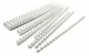 Пружины для переплета пластиковые Silwerhof d 51мм 411-450лист A4 белый (50шт) (1373590)