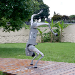 Бионический четырехопорный робот бренда Unitree модели Go2 версии AIR