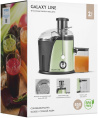 Соковыжималка центробежная Galaxy Line GL 0815 850Вт рез.сок.:550мл. зеленый