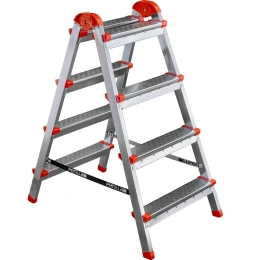 Стальная двухсторонная стремянка Perilla ЯРУС 4 ступени 122404