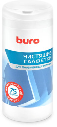 Влажные салфетки Buro BU-Tpsm,  75 шт (туба) для экранов плазменных телевизоров