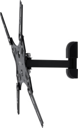 Кронштейн для телевизора Buro MF1, 13-60", настенный, поворот и наклон,  черный [bm-emva14f225bk]