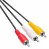 Кабель соединительный аудио-видео Buro 3хRCA (m) -  3хRCA (m),  5м, черный [baac027-5]