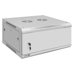 Шкаф телекоммуникационный 19" настенный 4U ExeGate EC-WM-4U.600.M.GREY 19”, 4U, 600x600x280mm ШхГхВ , передняя дверь металл, съемные боковые панели, пыле- и влагозащита IP23, светло-серый RAL 7035 EX300265RUS