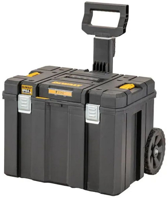 Ящик для инструментов DeWalt DWST83347-1 назначение системы хранения: для фурнитуры, электроинструмента, количество секций: 3, объем главного отделения: 55л, грузоподъемность: 30кг