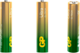 AAA Батарейка GP Ultra Alkaline 24AUA21-2CRSBC2,  2 шт.