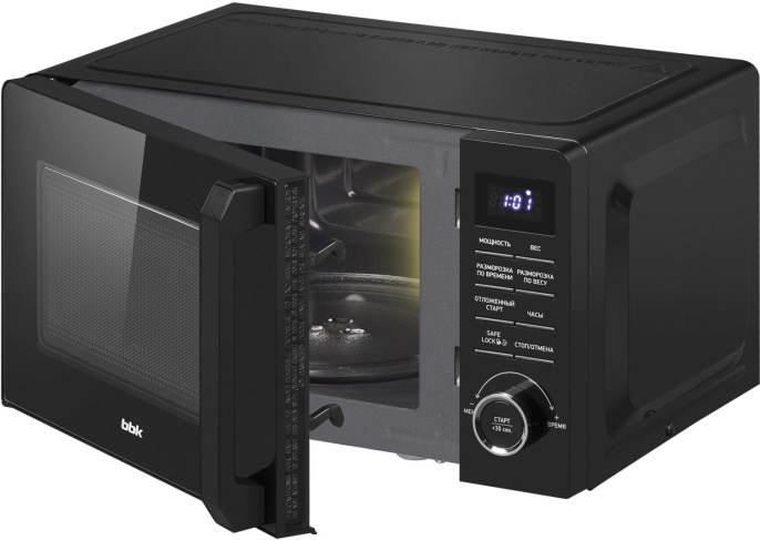 Микроволновая Печь BBK 20MWS-723T/B B 20л. 700Вт черный