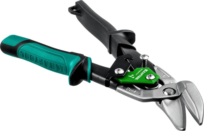 Левые усиленные ножницы по металлу KRAFTOOL Alligator 250 мм 2328-OL