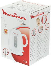 Чайник электрический Moulinex Noveo BY282130, 2400Вт, белый