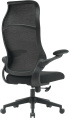Кресло Cactus CS-MC505-BK черный сиденье черный сетка/ткань крестов. пластик