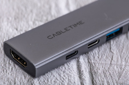 USB концентратор CABLETIME HB01G (CT-HBP1-AG6) 6-в-1 с HDMI, 100W PD для MacBook Pro/Air - Gray