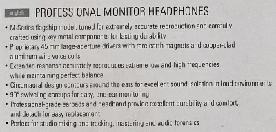 Наушники мониторные Audio-Technica ATH-M70X 3м черный проводные оголовье (80000182)