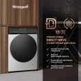 Стиральная машина Weissgauff WM 4927 Direct Drive Inverter Premium класс: A+++ загр.фронтальная макс.:7кг белый инвертор