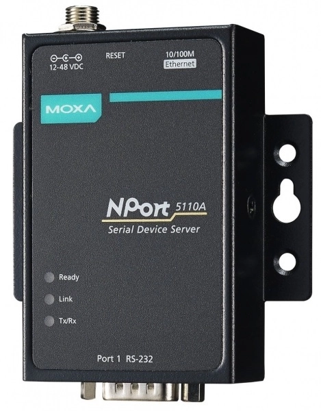 Преобразователь MOXA NPort 5130, 1 порт RS-422/485 DB9M , 1 порт 10/100BaseTX
