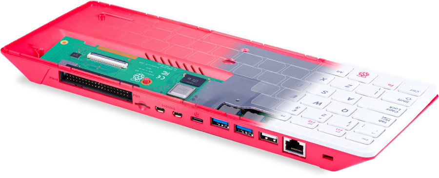 Анонсировано новое устройство Raspberry Pi 400 — компактный мини- компьютер в формате клавиатуры по цене $70