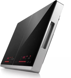 Плита Инфракрасная Kitfort КТ-147 черный/серебристый стеклокерамика настольная