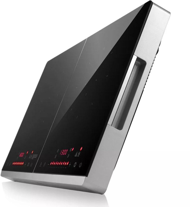 Плита Инфракрасная Kitfort КТ-147 черный/серебристый стеклокерамика настольная