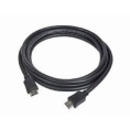Кабель HDMI Cablexpert CC-HDMI4-6, 1.8м, v1.4, 19M/19M, черный, позол.разъемы, экран, пакет {100}