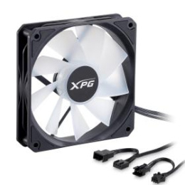 Вентилятор 120mm ADATA XPG VENTO R 120 ARGB PWM НАБОР 3 в 1 VENTOR120ARGBPWM3C-BKCWW 4-pin, PWM, 120x120x25mm, 300-1600об/мин Black