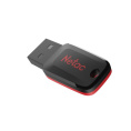 Флешка USB NETAC U197 16ГБ, USB2.0, черный и красный [nt03u197n-016g-20bk]