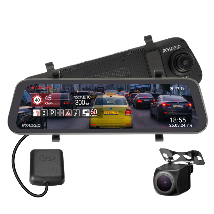 Видеорегистратор-зеркало Roadgid Blick 3 с GPS 4603805190448