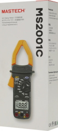 Клещи токоизмерительные MASTECH MS2001C, измер.ток: переменный [13-1310]