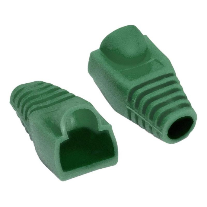 Колпачок ExeGate BC45-100-GN изолирующий для коннектора RJ-45, зеленый 100шт EX292852RUS