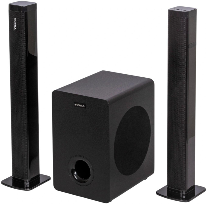 Саундбар Supra SSB-212 2.1 200Вт +400Вт черный
