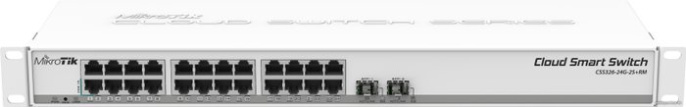 Коммутатор MikroTik CSS326-24G-2S+RM (L2) 24x1Гбит/с 2SFP+ управляемый