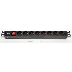 5bites PDU819A-07 Блок розеток 8S / AL / SWITCH / 1U / 19"
