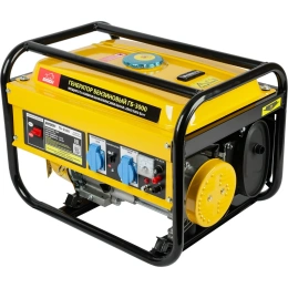 Генератор бензиновый БИЗОН ГБ-3000, 1ф,ном/макс=2,8/ 3,0 кВт, 6,5л.с., бак 15л БИЗОН-4174