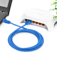 Greenconnect Патч-корд прямой 0.1m, UTP кат.5e, синий, позолоченные контакты, 24 AWG, литой, GCR-LNC01-0.1m, ethernet high speed 1 Гбит/с, RJ45, T568B